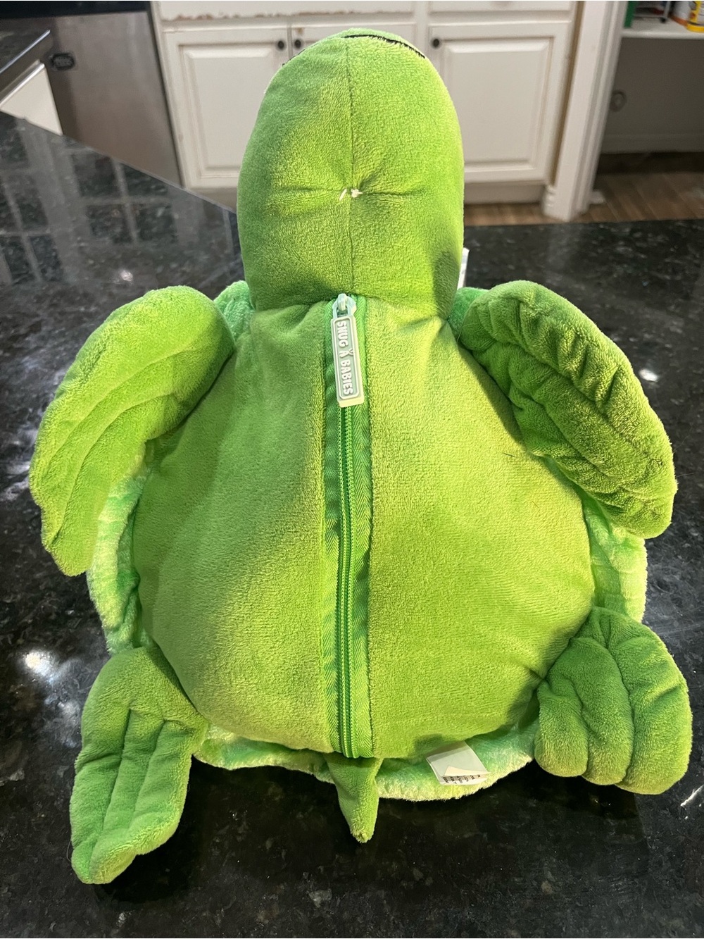 Snug A Babies Plush Green Sea Turtle Family Stuffed Toy - Soft Small Pets Plush - Picture 2 of 3